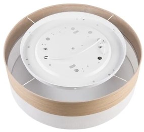 Plafonieră SIRJA WOOD 2xE27/15W/230V d. 45 cm alb/stejar