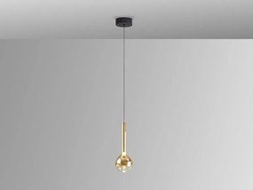 Pendul LED design modern Essenza negru, auriu