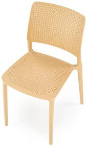 Scaun din plastic portocaliu K514