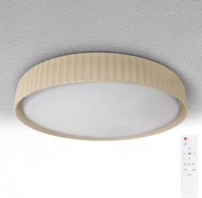 Brilagi - Plafonieră LED dimabilă LUCIA, LED/60W/230V, Ø 59 cm, bej + telecomandă