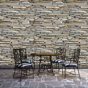 Fototapet - Perete din piatră si cărămizi (152,5x104 cm)