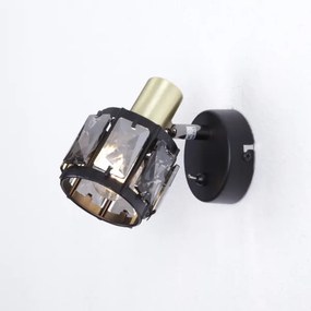 Spot de perete INDIANA 1xE14/40W/230V Globo 54357-1B