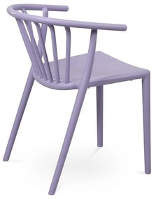 Scaun de grădină mov lavandă din plastic Capri – Bonami Essentials