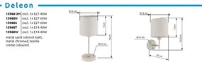 Lampadar design modern DELEON
