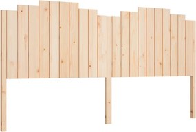 vidaXL Tăblie de pat, 206x4x110 cm, lemn masiv de pin