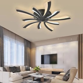 Lustră LED dimabilă aplicată LED/55W/230V 3000-6500K + telecomandă