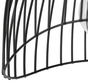 Plafoniera de design neagră 20 cm - Pua