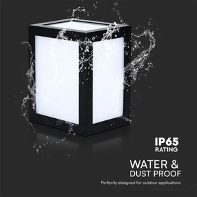 Aplică de perete pentru exterior cu LED/12W/230V 3000K IP65 neagră