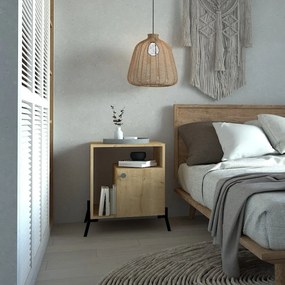 Măsuță de noptieră Hazal Oak