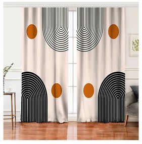 Draperii bej 2 buc. 140x260 cm – Mila Home