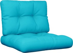 vidaXL Perne de paleți, 2 buc., turcoaz, material textil