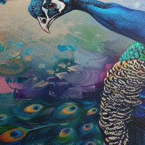 Tablou - Pictura de un păun (70x50 cm)