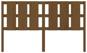 Tablie de pat, maro miere, 165,5x4x100 cm, lemn masiv de pin 1, maro miere, 165.5 x 4 x 100 cm