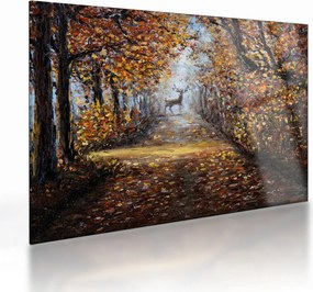 Tablou pe sticlă - Spiritul pădurii (70x50 cm)