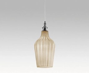 Lustra suspendata, Pendul CLEOFE ambra, alb, cobalt sau ecru