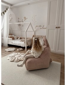 Fotoliu puf pentru copii roz deschis Funny Bunny – The Brooklyn Kids