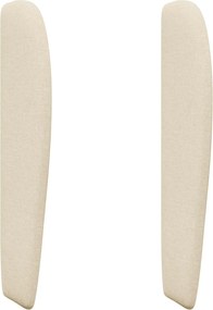 vidaXL Ureche pentru Tăblie Crem 80 x 23 x 6 cm țesătură