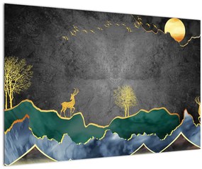 Tablou - Munții (90x60 cm)