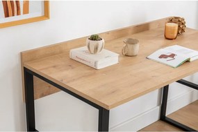 Birou Deha Black and Sapphire Oak