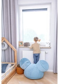 Fotoliu puf pentru copii albastru Ears – The Brooklyn Kids