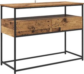 vidaXL Masă de consolă Lemn Vechi 100 x 40 x 75 cm Lemn compozit