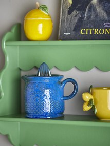 Stoarcător de citrice din ceramică cu nuanțe de albastru, 17,5×15,5×12 cm, „Liselu”