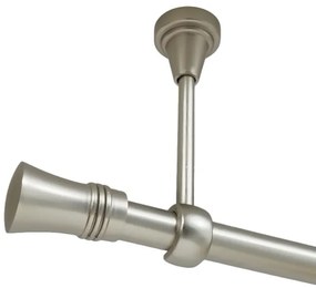 Galerie simpla prindere tavan fara inele capri 19 mm crom mat (Alege marime: 240 cm)