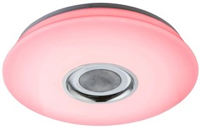 Plafoniera dimabila cu LED RGB, difuzor si telecomanda, diametru 40cm, NICOLE 41329-18 GL