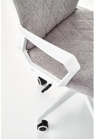 Scaun de birou LONA, alb/gri deschis