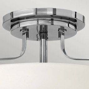 Hinkley HK-HARPER-SFS-CM - Lustră HARPER aplicată, 3xE27/60W/230V, crom lucios