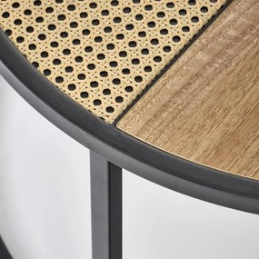 Masa de cafea Garmin, stejar auriu/negru