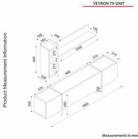 Mobilier living Veya 3 (Travertin + Nisipiu) . 1102632