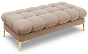 Banca Bali velvet/picioare gold – L133 x l62 x h41