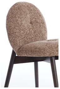 Set de scaune de sufragerie maro 2 buc. tapițat Sinosa – Light &amp; Living