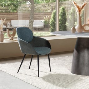 Fotoliu albastru Nure – MOME