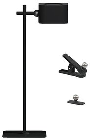 Lampă de birou LED magnetică reglabilă 4în1, 3W, 5V, 3000-6000K, 1800 mAh, negru