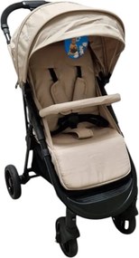 Carucior nou nascuti 2 in 1 BABY CARE™ PRO YK78, Pozitie somn, Spatar reglabil in 7 trepte, Frana picior, Pliabil, Maron Gold