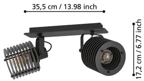 Spot Eglo 900741 SEGOVIA 2xE27/40W/230V