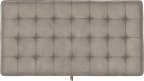 Taburet gri cu tapițerie din catifea Presley – Støraa