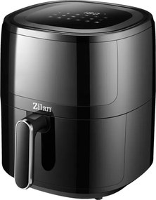 Friteuza Zilan ZLN9983 tip air fryer, 1500W, capacitate 5L, temperatura maxima 200 grade, Negru