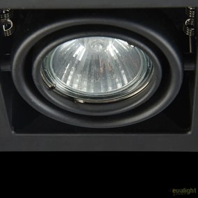 Spot incastrabil pentru tavan fals, Metal negru MYDL008-2-01-B
