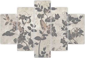 Tablou - Frunze texturate (150x105 cm)