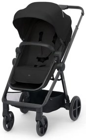 Cărucior de copii combinat 3 în 1 KINDERKRAFT NEWLY Classic black + scaun auto MINK PRO