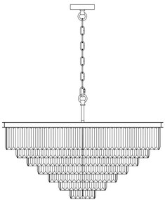 Candelabru design elegant REVERO MYMOD085PL-16BS