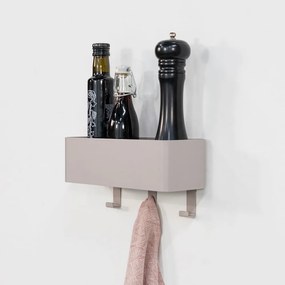 Raft pentru baie taupe de montat pe perete din oțel Multi – Spinder Design