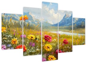 Tablou - Peisaj pictat (150x105 cm)