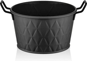 Cos paine PZM0128, negru, metal galvanizat, 8x8 cm