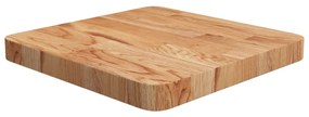 343057 vidaXL Blat masă pătrat maro deschis 40x40x4 cm lemn stejar tratat