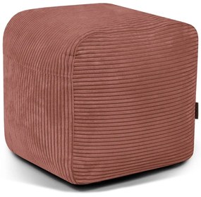 Fotoliu bean bag cărămiziu cu tapițerie din catifea reiată Plus 50 Lounge – SLOWDOWN