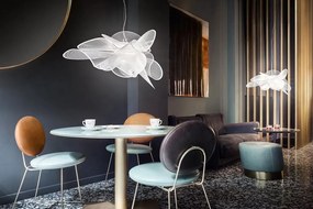 Lustra LED realizata manual La Belle Étoile White